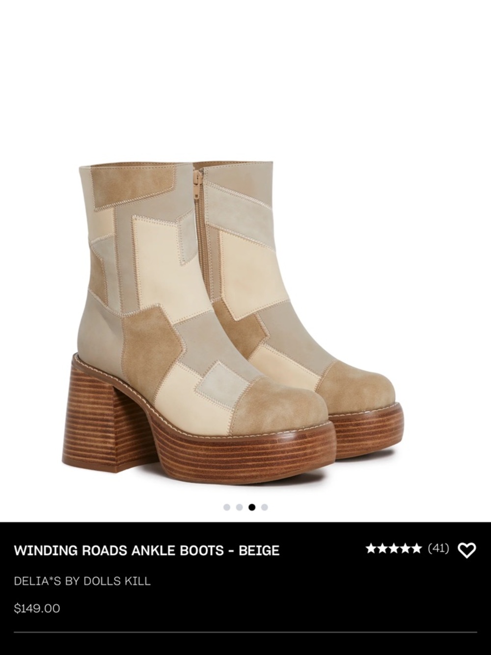 Delia’s winding road ankle boot